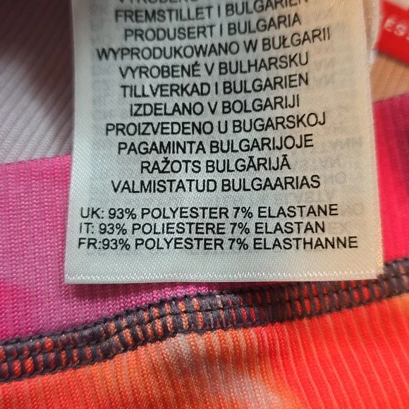 Diesel orange/pink floral pull on skirt-S - Picture 7 of 11